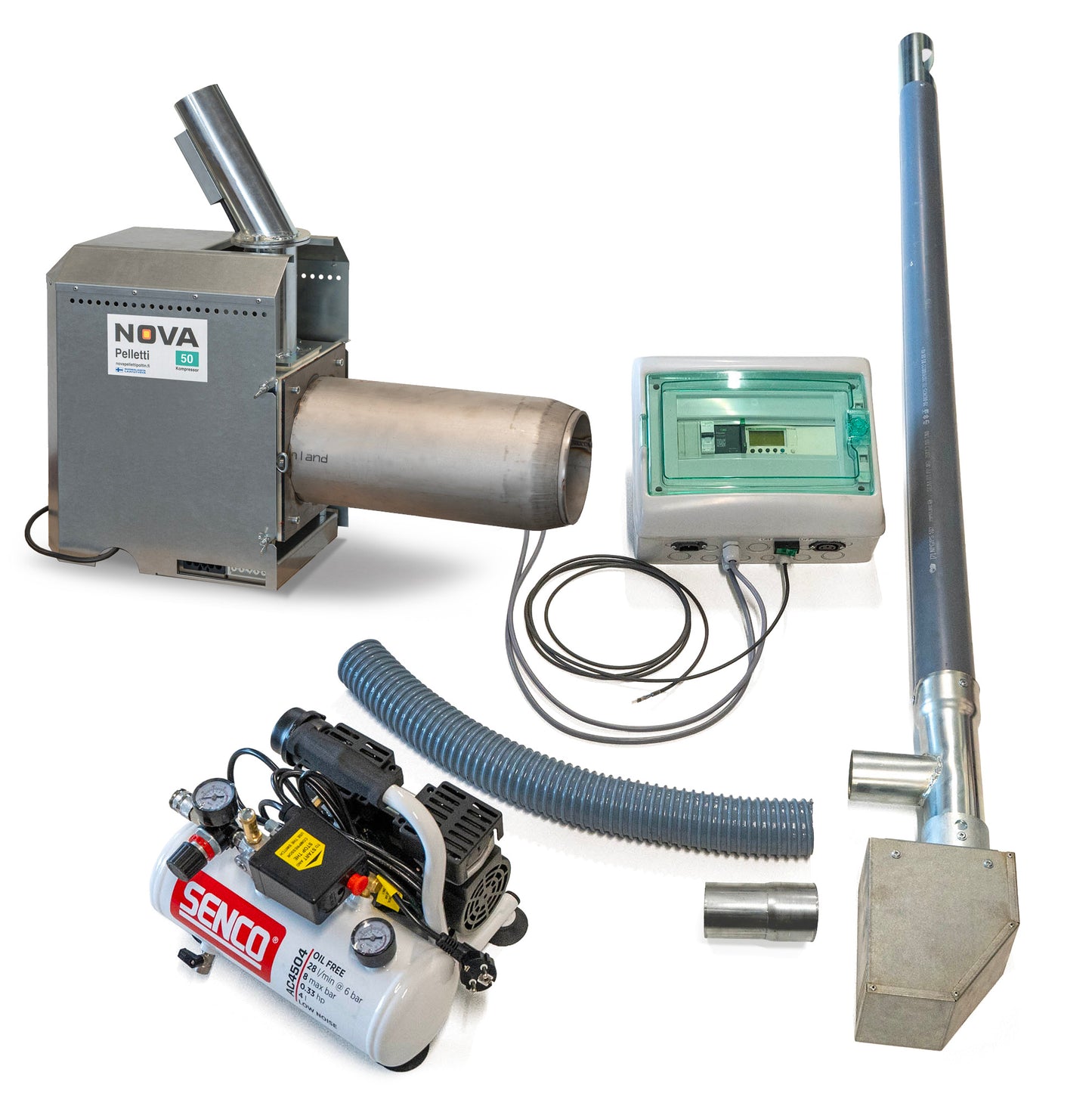 Nova Pellettipoltin 50 ECO Kompressor